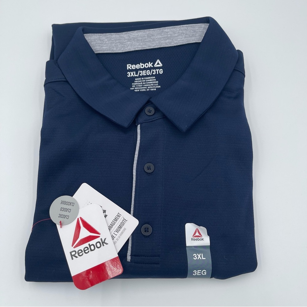 Reebok Men's Navy Polo Shirt